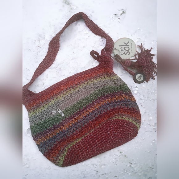The Sak Bags New The Sak Hand Crochet Tassel Bag Purse Poshmark